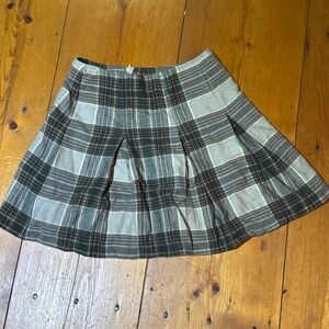 Y2K Plaid Pleated Mini Skirt | Schoolgirl Preppy Grunge Aesthetic